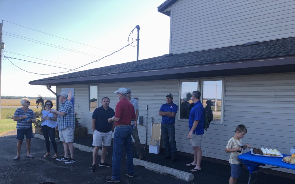 People at Team WTI's Open House