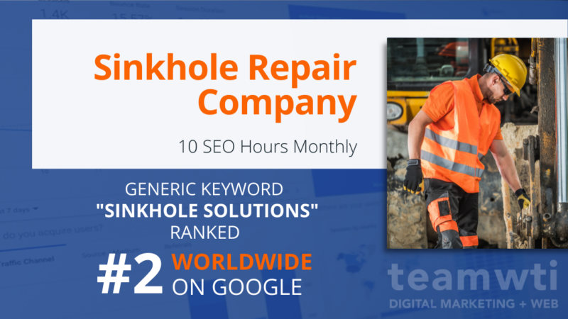 Sinkhold Repair Company