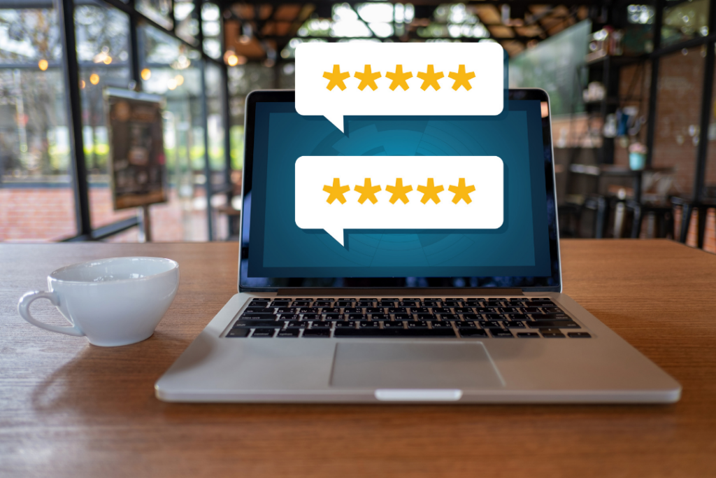 customer reviews on laptop