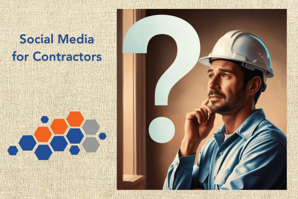 Image showing a contractor questioning if social media for contractors is crucial to his business. 
