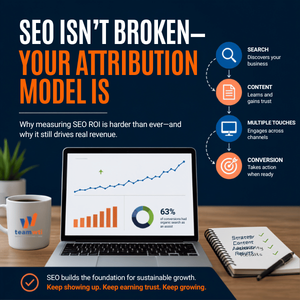 seo isn't broken - your attribution model is