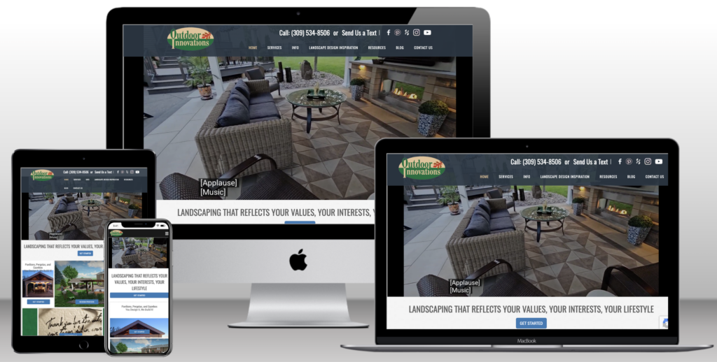Screenshot of Outdoor Innovations website